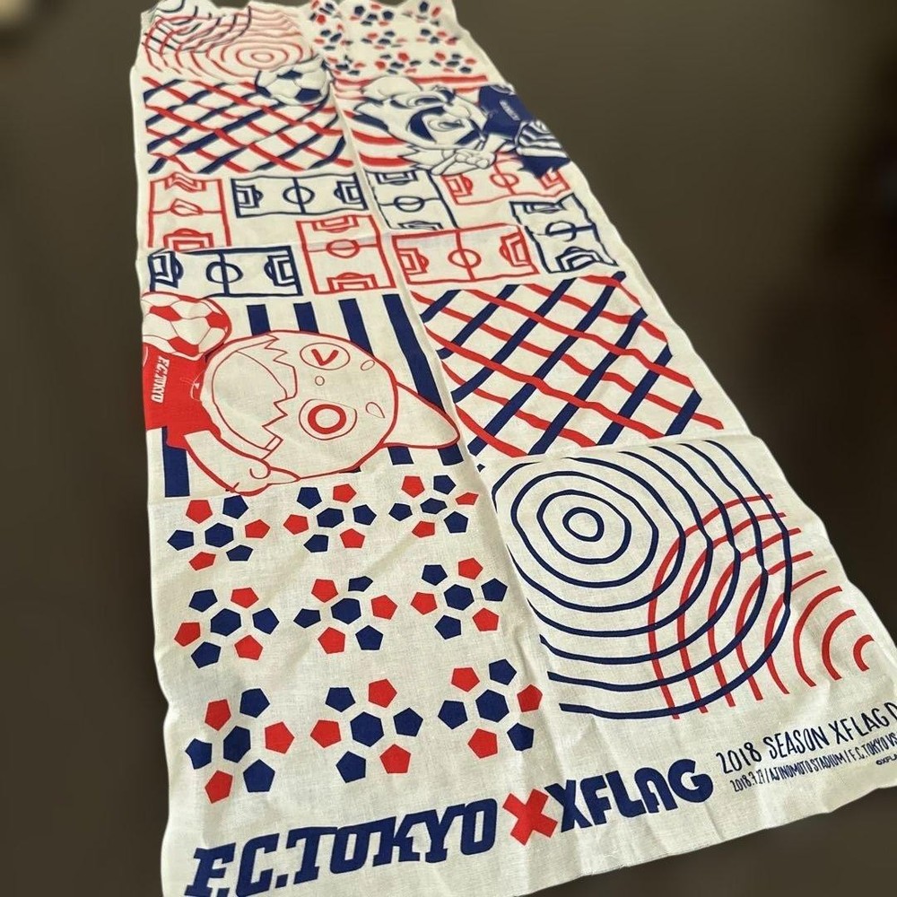 Japanese Tenugui Towels FC Tokyo × FLAG unused