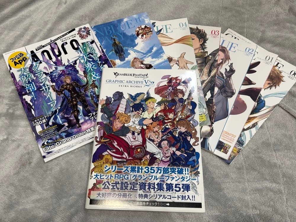Granblue Fantasy Book Bundle - Art, Comics, Chronology Vol.0-4,11 New