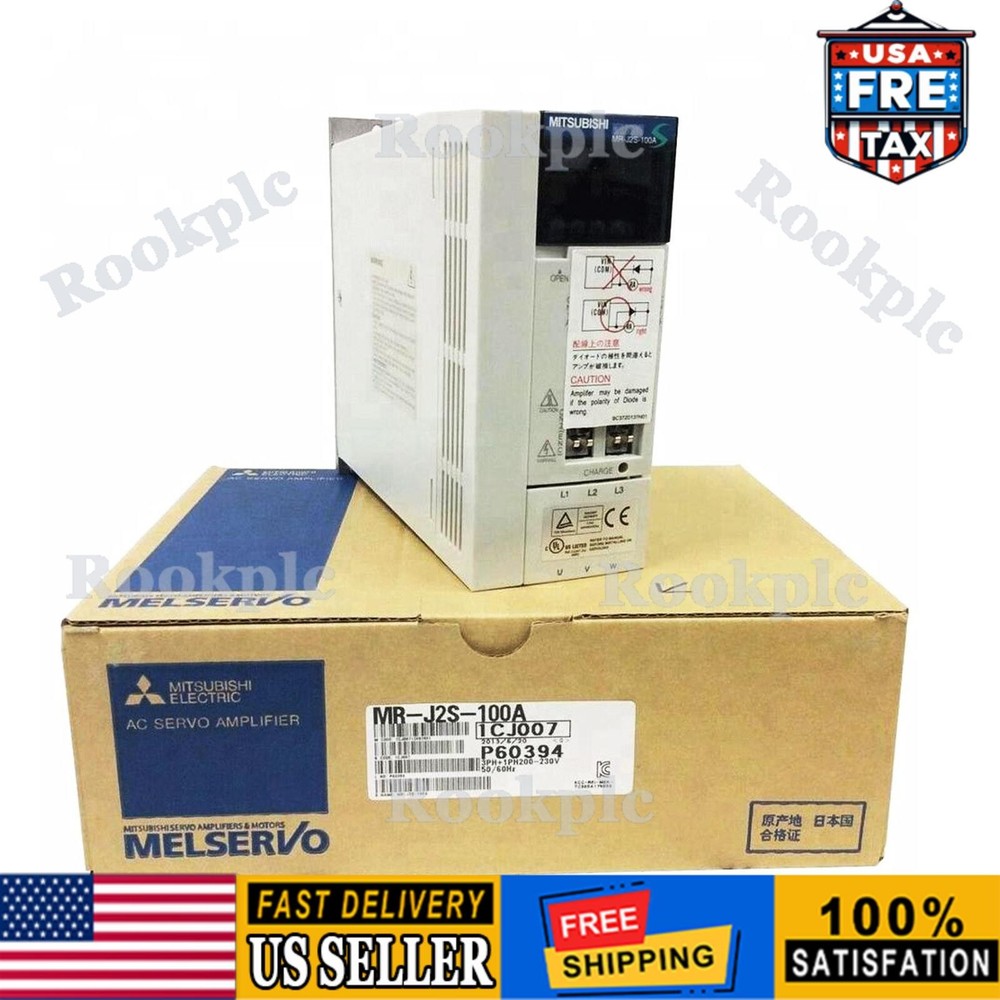 MRJ2S100A 1PC New Mitsubishi MR-J2S-100A AC Servo Drive PLC  US Free TAX