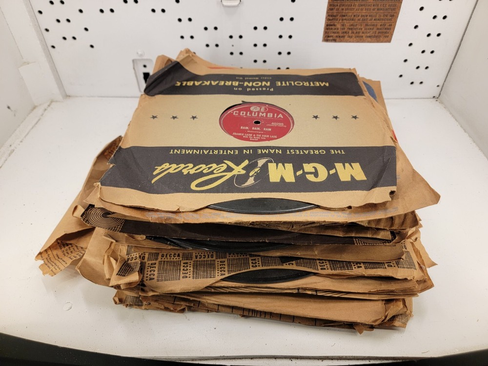 Lot of 38 - 1930s - 1950s JAZZ, Big Band, Swing ETC. 78 RPM Records BIG STACK