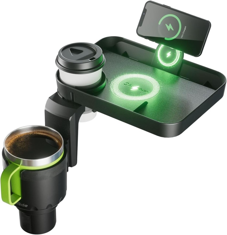 Yeti Hydro Flask 15W Fast Wireless Charger & Food Tray - Road Trip Must-Have