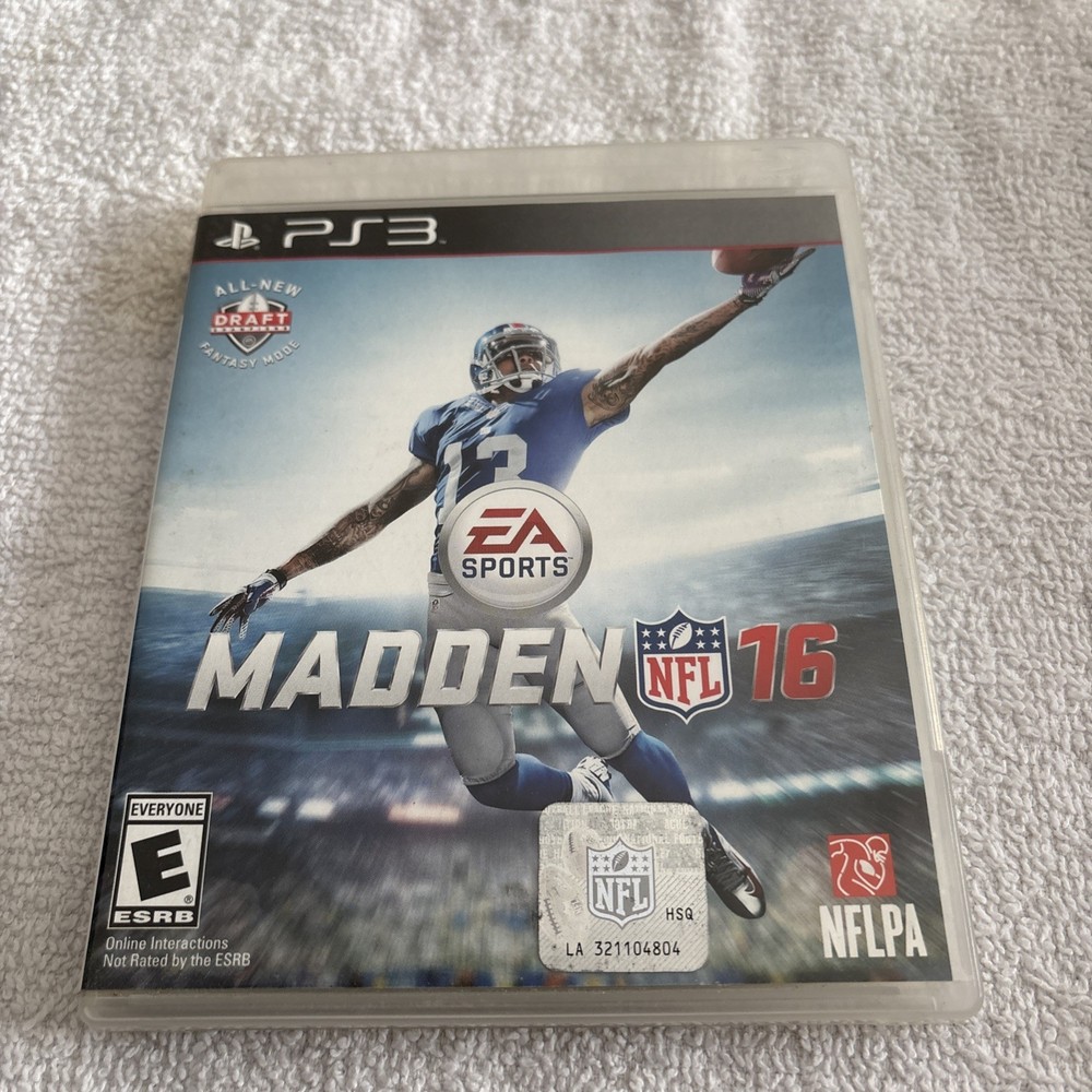 Madden NFL 16 PS3  (Sony PlayStation 3) Disc and Case