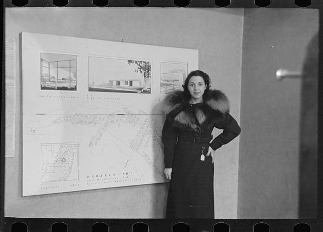 Photo:New York City 1936 Jersey Homesteads Coat Showroom Mannequin Model