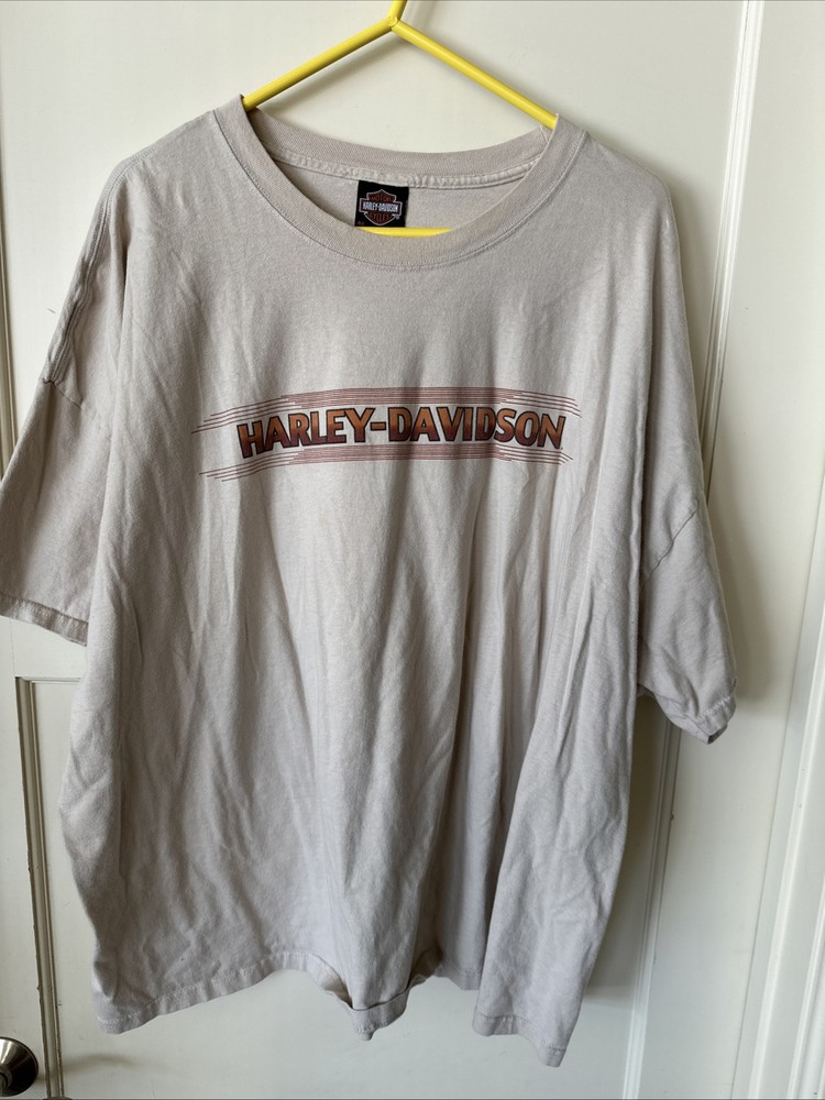 Harley Davidson T Shirt Men’s 4XL Logo Motorcycle