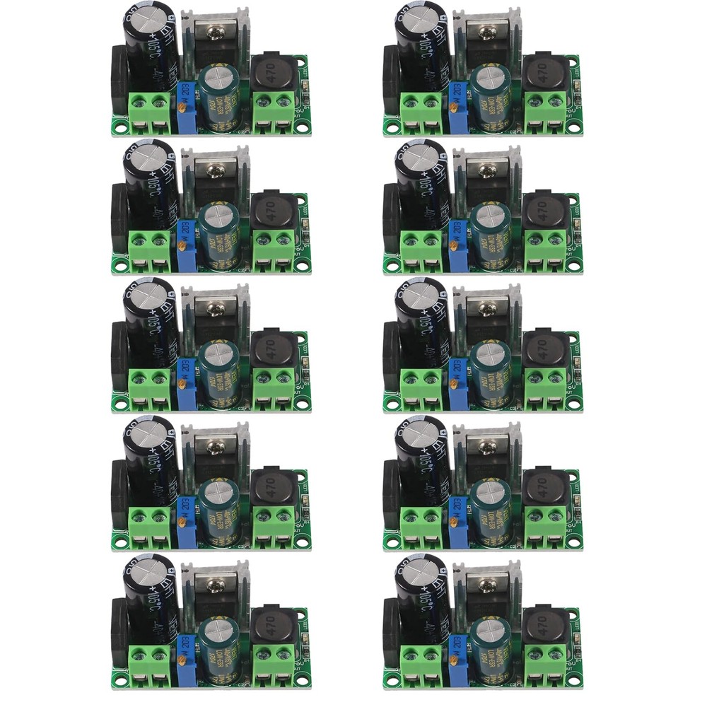 10pcs AC/DC to DC Step Down Buck Converter Voltage Regulator Power Supply Boa...