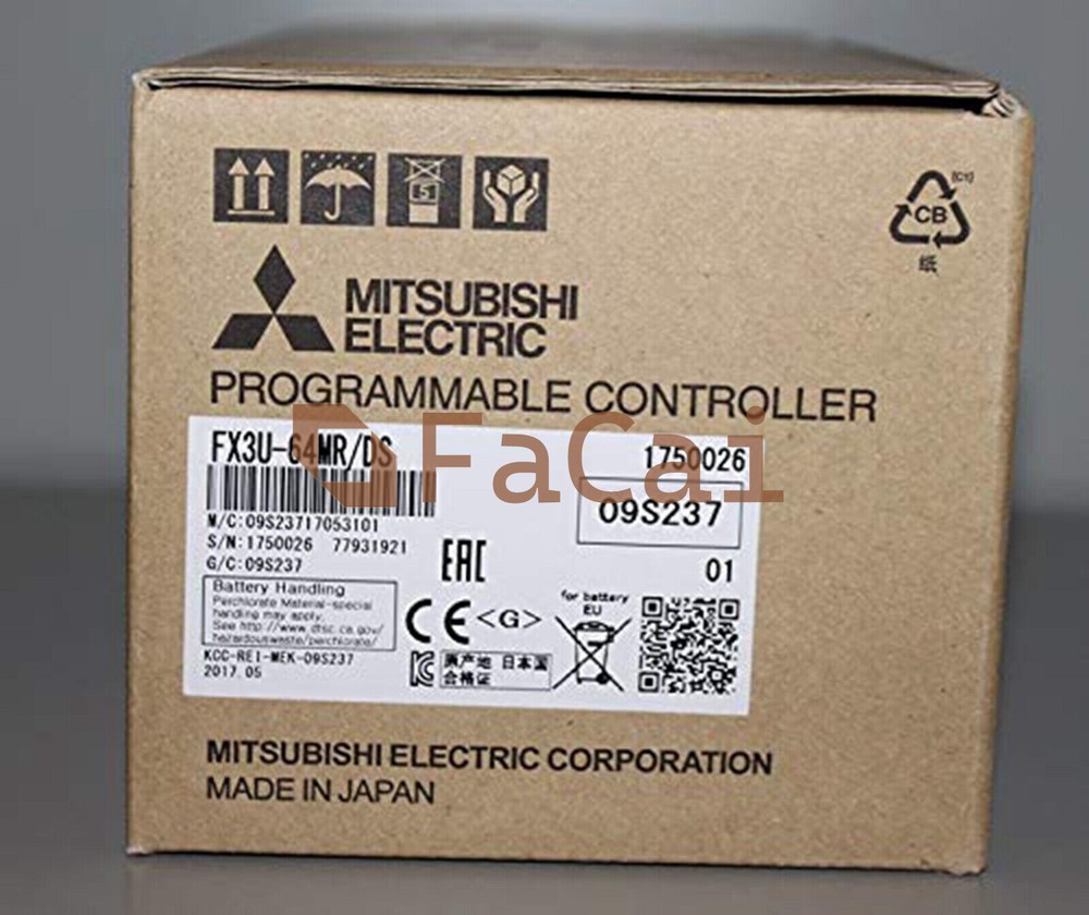 1PCS MITSUBISHI FX3U-64MR/DS Logic Module New