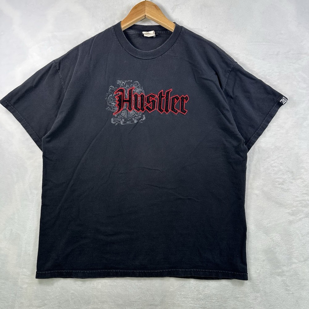 Vintage Y2K Hustler Screen T-Shirt Men’s Size XL