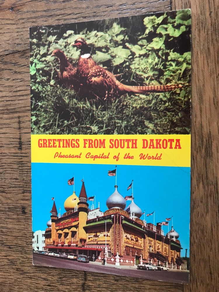 Greetings from South Dakota the Pheasant Capitol of the World Postcard