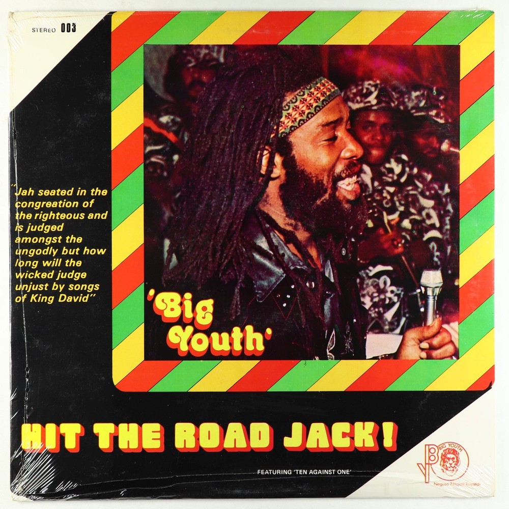 Big Youth - Hit The Road Jack LP - Negusa Nagast Jamaica SEALED
