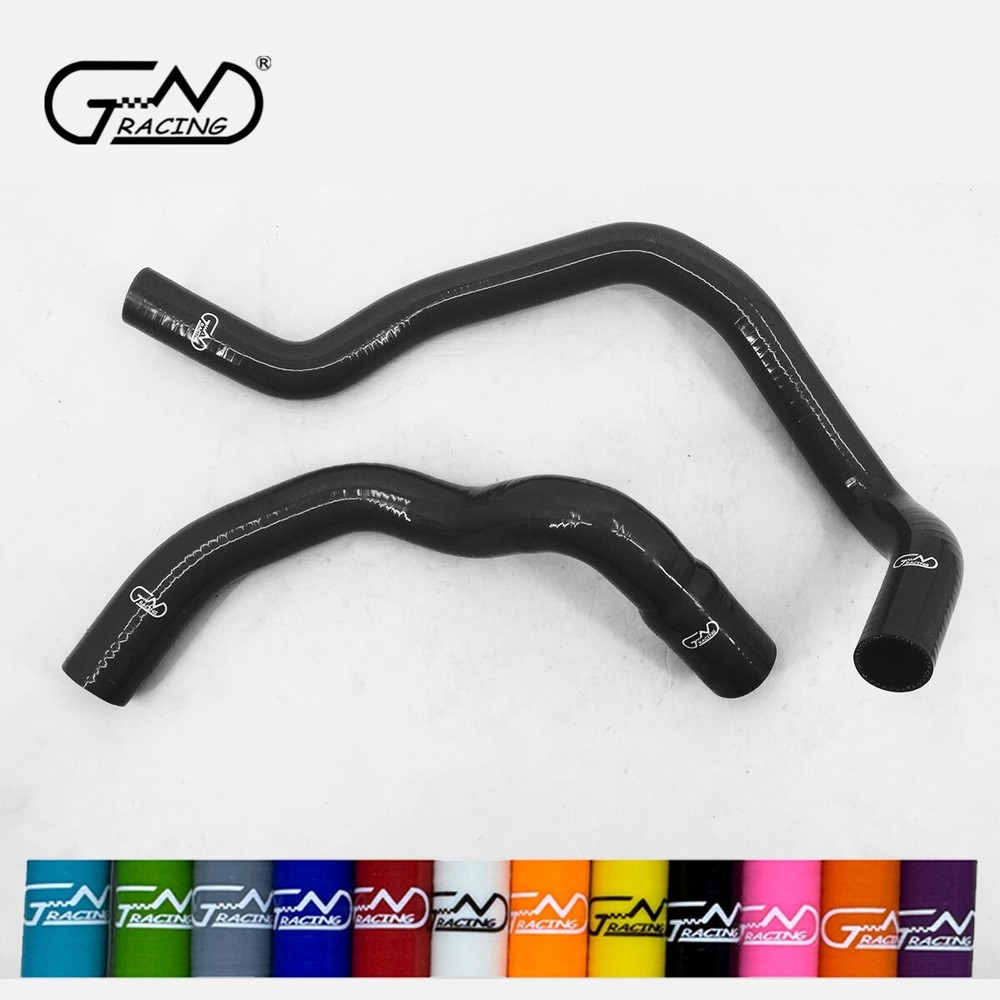 Silicone Radiator Hoses Kit Fit 1987-1990 Jeep Cheroke Wagoneer XJ 4.0L L6 Black