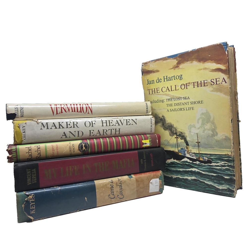 Lot of Old Vtg Hardcover Books - Home Design Decor Staging Shabby - 6