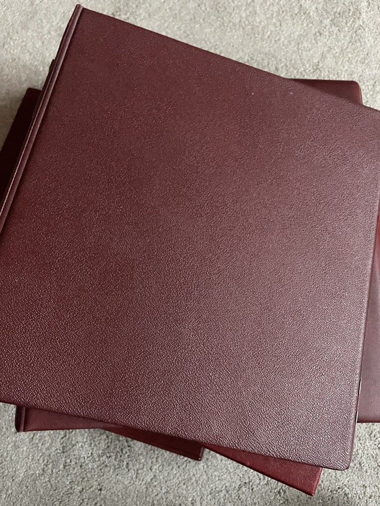 LINDNER DELUXE PADDED FOLDERS X4 (2 with protective cases)