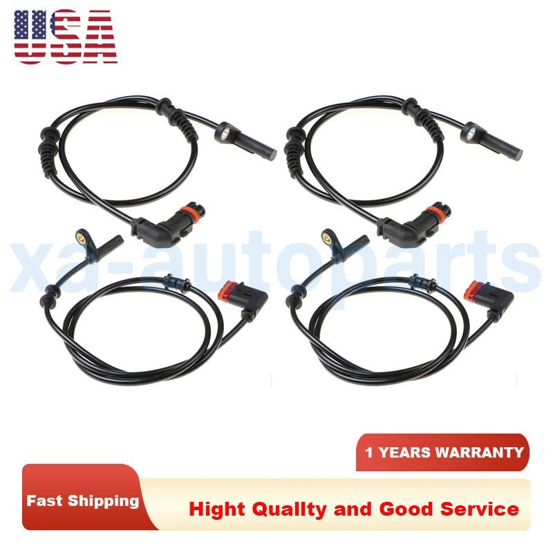 4x Front Rear ABS Speed Sensor L+R For Benz W203 C230 CL203 CLK240 CLK350 CLK280
