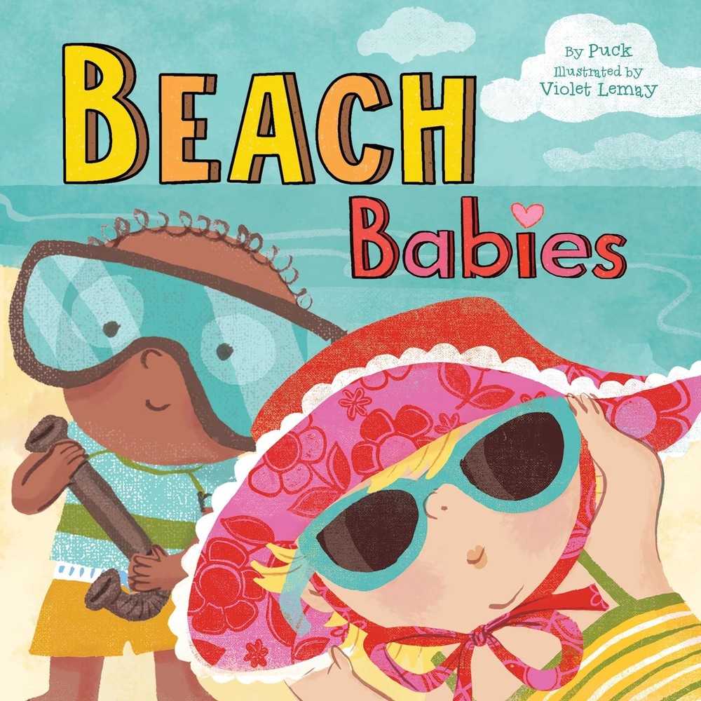 Beach Babies: Read-Aloud Summer Board Book with Activities for Little Ones (Loc,