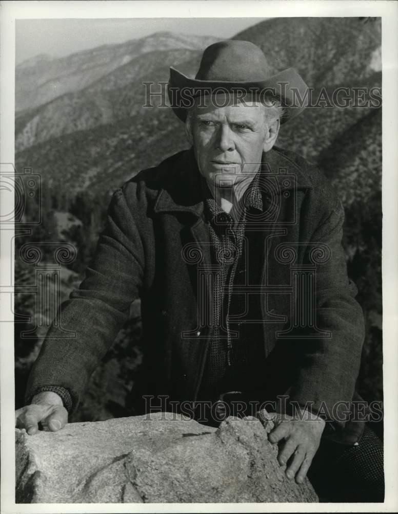 1962 Press Photo Charles Bickford in a scene on 