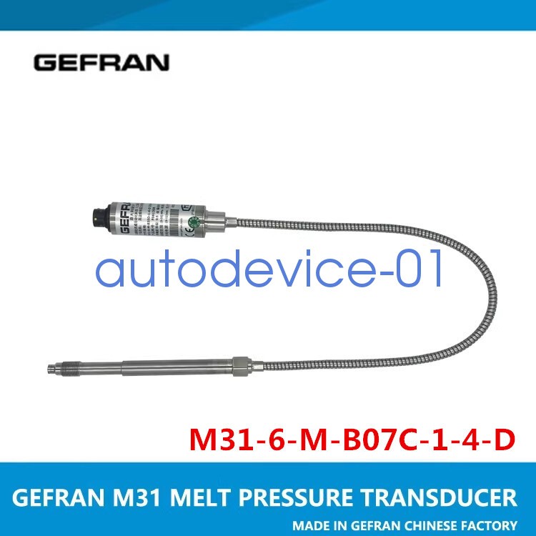 1pcs GEFRAN High Temperature Melt Pressure Transmitter Sensor M31-6-M-B07C-1-4-D