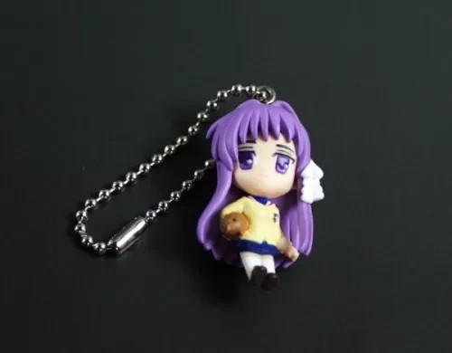 Clannad Fujibayashi Kyou Figure Keychain Japan Anime Vintage Rare