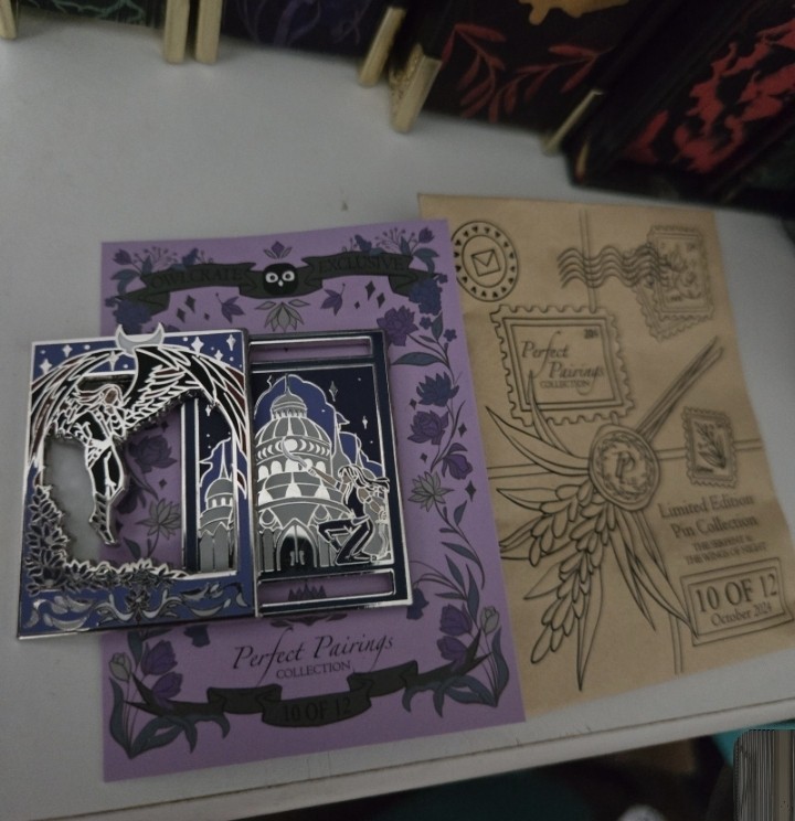 Owlcrate Perfect Pairings Pin Serpent And The Wings Of Night, Carissa Broadbent