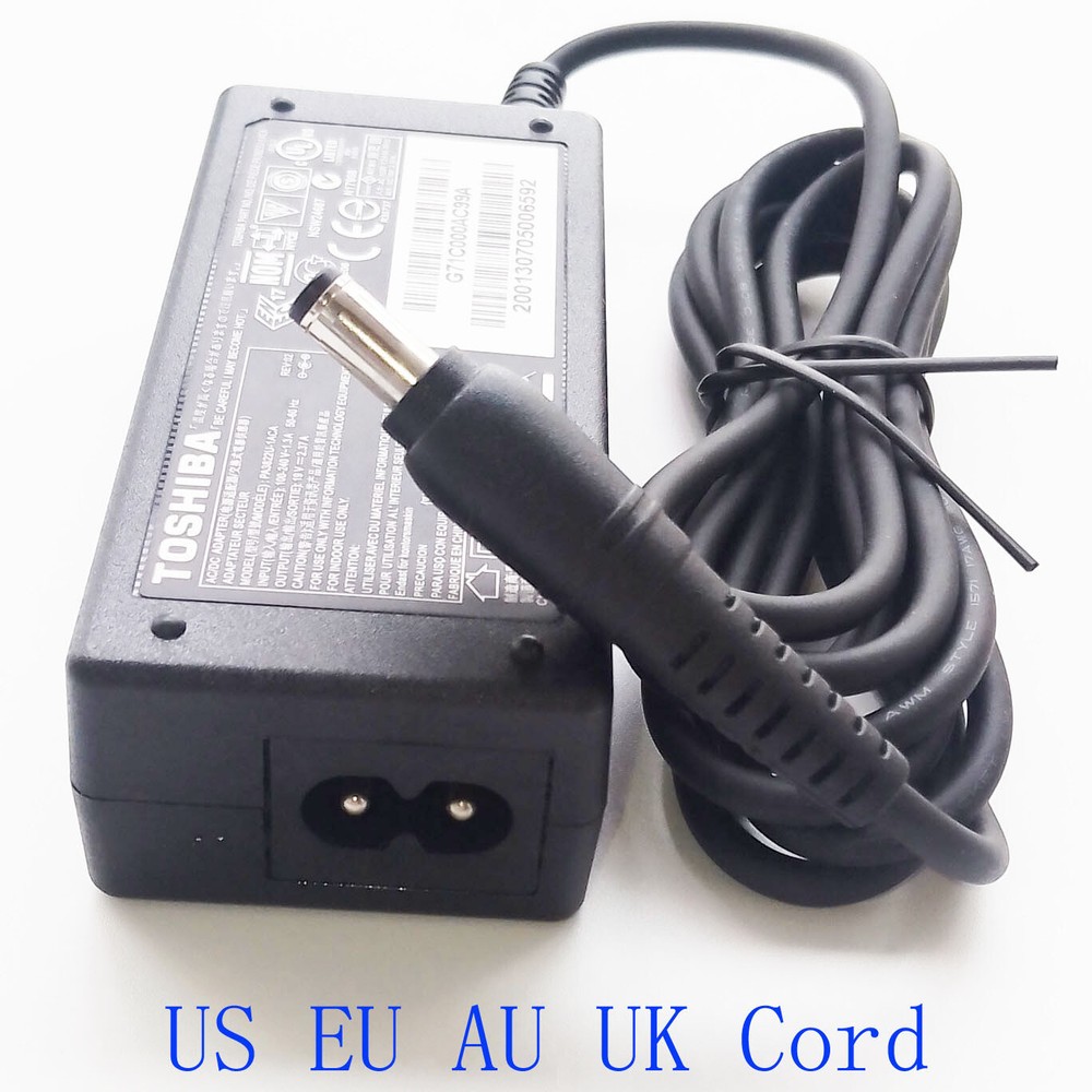 Original AC Adapter Charger For Toshiba Satellite U845 C50 C55 C55D 19V 2.37A