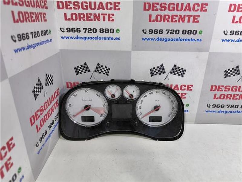 P9661323180 instrument cluster Peugeot 307 CC CONVERTIBLE-COUPE S2 2005 299317