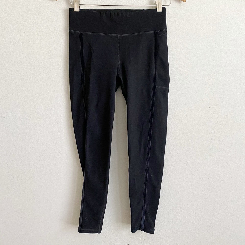 Sweaty Betty Thermodynamic 7/8 Black Capri leggings Size Small