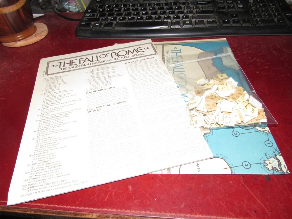 SPI: Strategy & Tactics: Issue #39: The Fall of Rome: Game Only