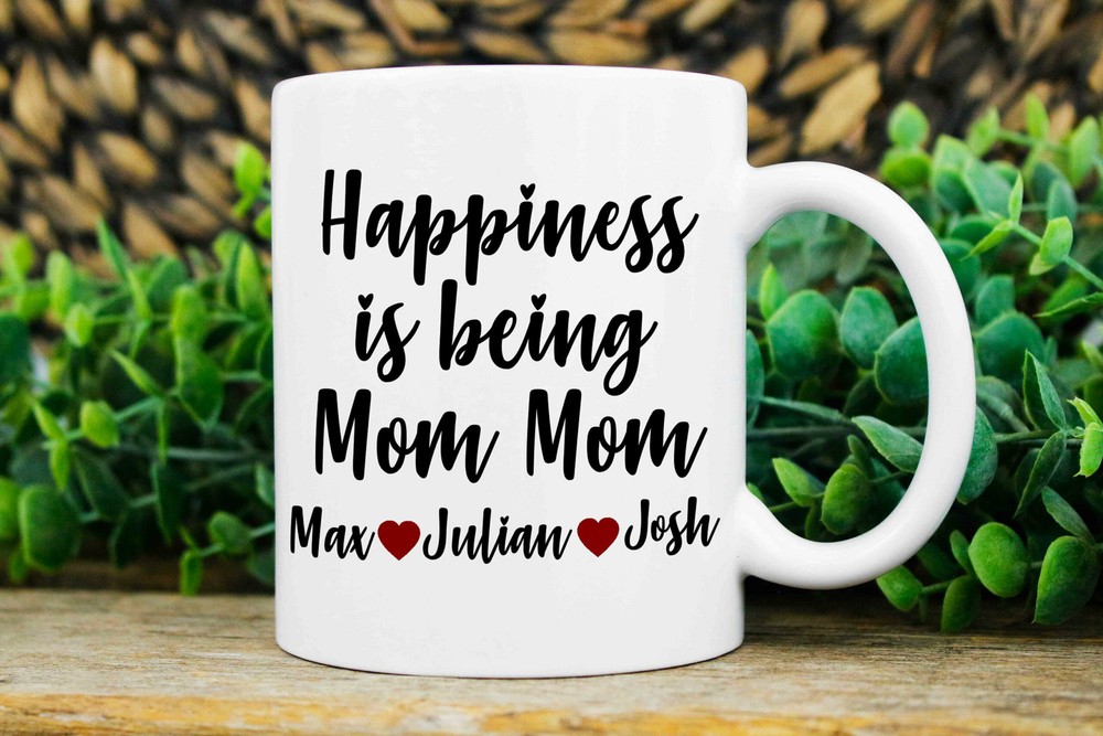 Mom Mom Gifts Custom Mom Mom Mug Mom Mom Christmas Gift Mug With Kids Names Best