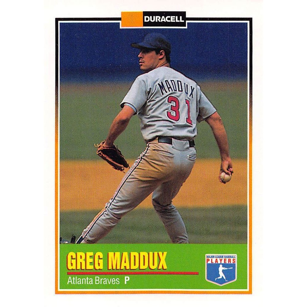 1993 Duracell Power Players II #12 Greg Maddux