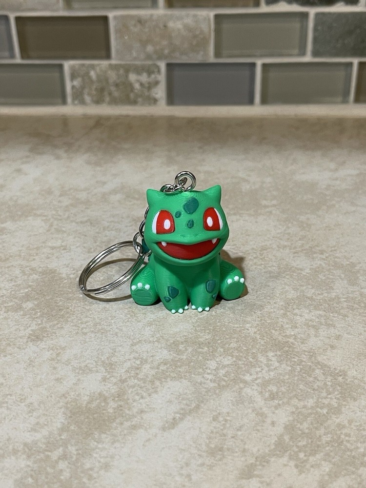 3D Printed Bulbasaur Keychain