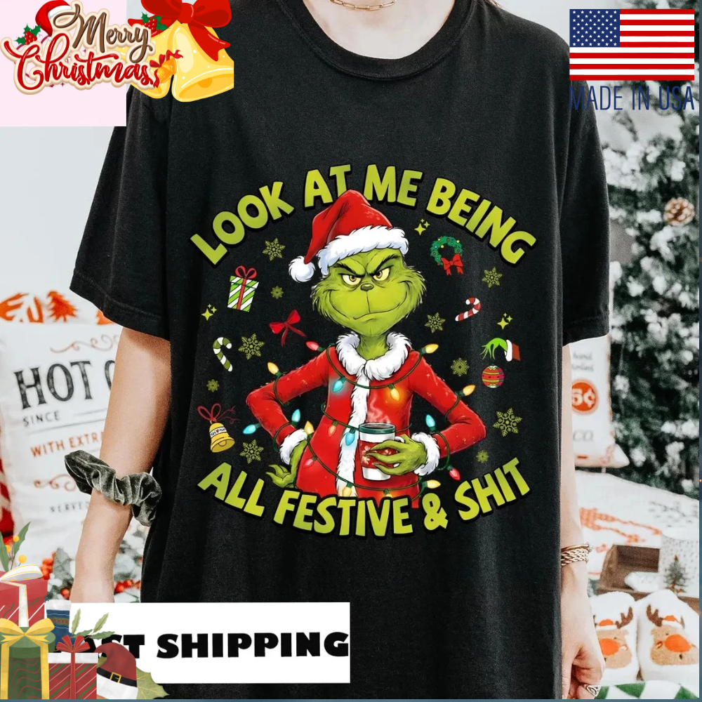Grinchmas Christmas Shirt, Funny Christmas, Grinch Saying Shirt, Santa Grinch