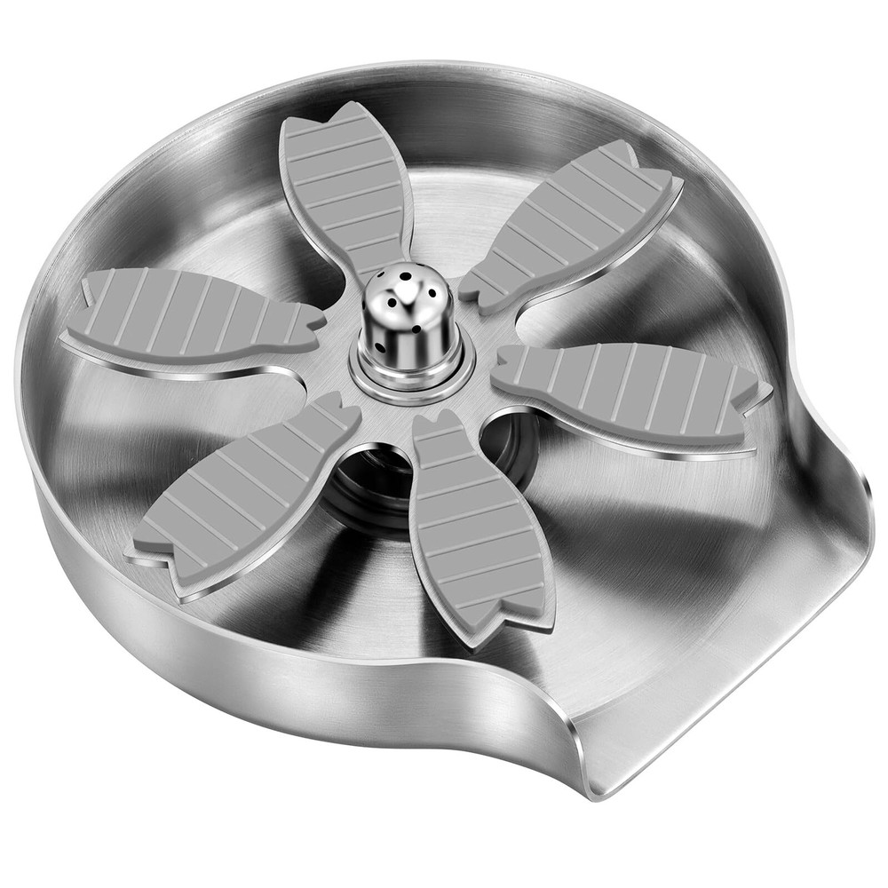 High Pressure Automatic Glass Cup Washer for Kitchen Sink Bottle Cleaning