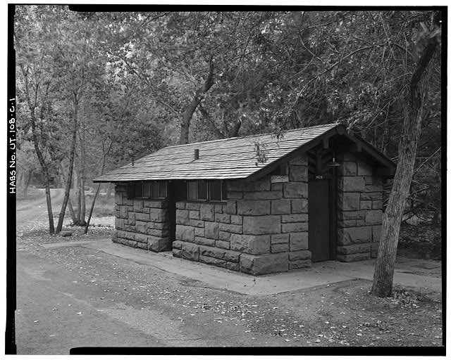 1. Northwest front southwest side; view east - Zion National Park, South