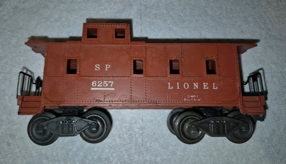 Lionel O 6357 Red Caboose Early Edition Vintage Red Vintage Old Collectible