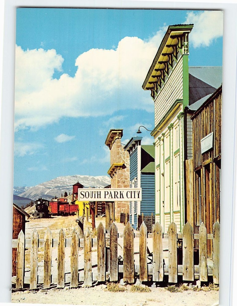 Postcard South Park City Fairplay Colorado USA