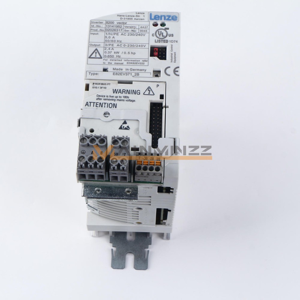 1PCS Used Lenze Drive E82EV371-2B 0.37KW 220V