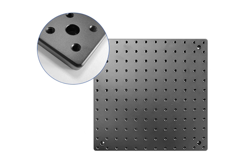200*200*13mm Optical Flat Plate Experimental Breadboard Aluminum Alloy M6 Hole