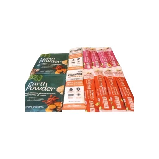 12 Piece Mixed Electrolyte/Detox Dietary Supplement Mix Lot