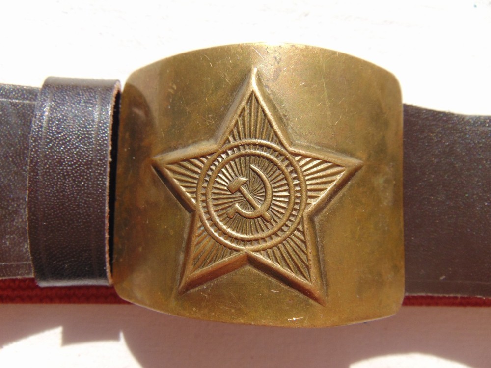 Soviet soldier's belt. Adjustable size. USSR Army. maximum