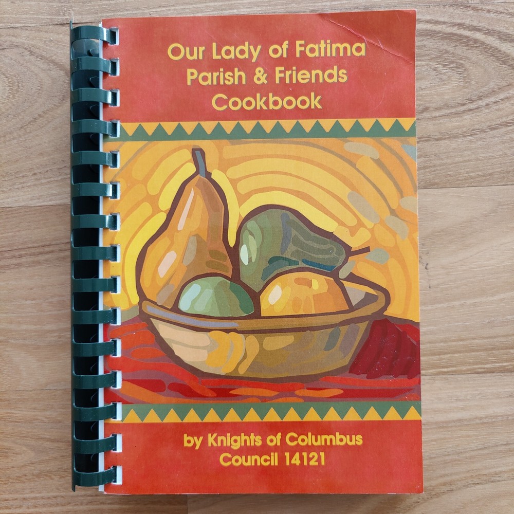 1996 VTG Community Cook Book Knights of Columbus Our Lady Fatima parish Tucson