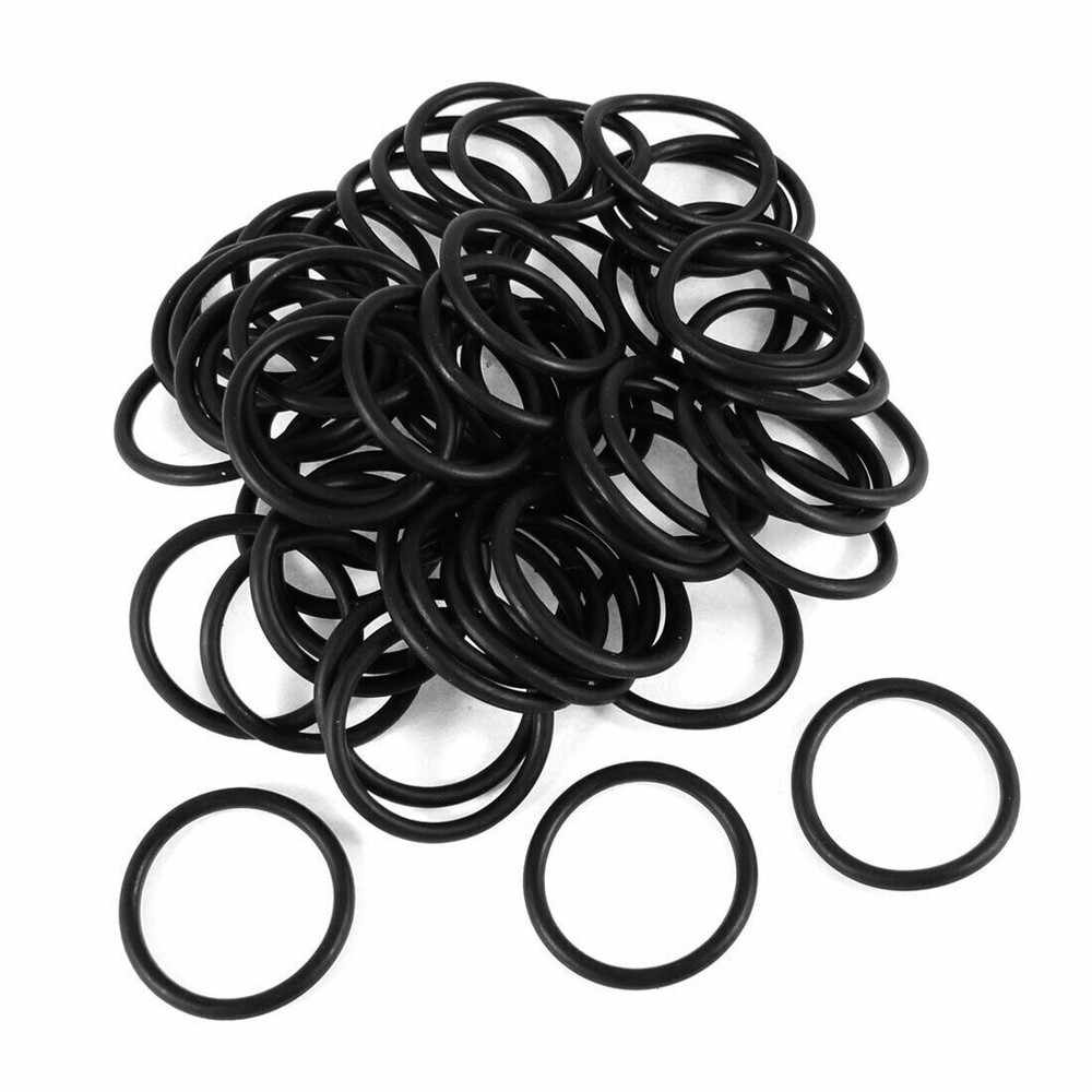 60 pcs 38mm x 4mm Rubber Sealing Washers Oil O Rings Black✦KD *cm