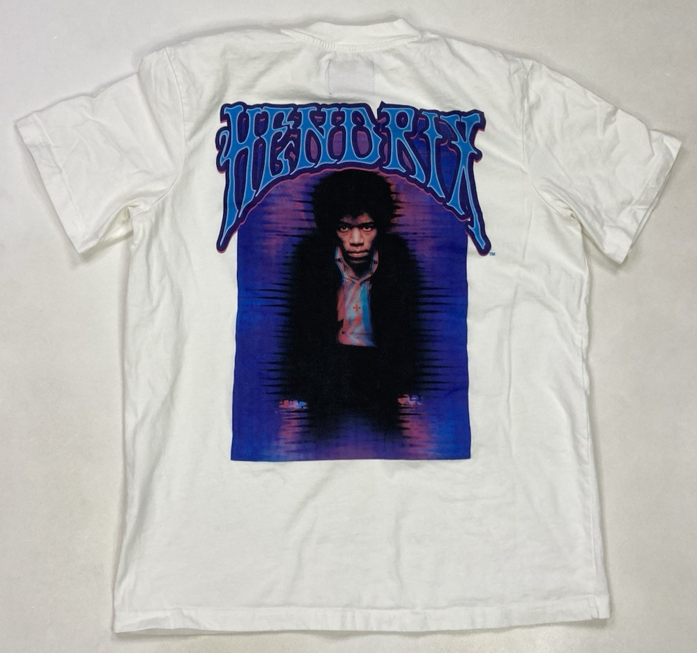 Shoe Palace Jimi Hendrix Graphic T-shirt Men Medium White Short Sleeve Music