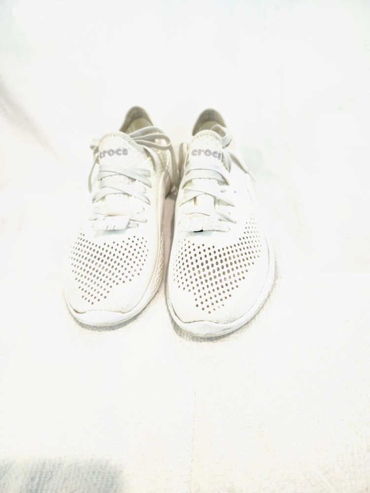 Crocs Lite Ride 360 Pacer Comfort  Shoes Mesh White Women's 8
