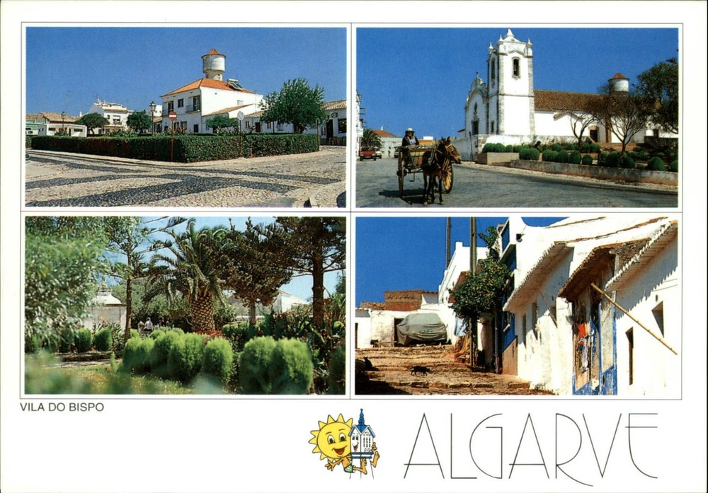 Vila Do Bispo multiview Algarve Portugal ~ postcard sku203