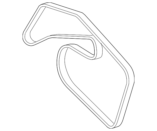 Genuine Mercedes-Benz Serpentine Belt Part 004-993-17-96 OEM Quality