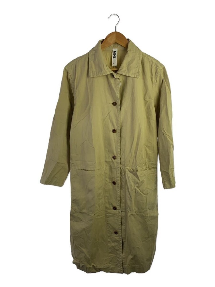 Mhl. Stainless Steel Collar Coat/2/Cotton/Beg/Plain/595-8258501 1599