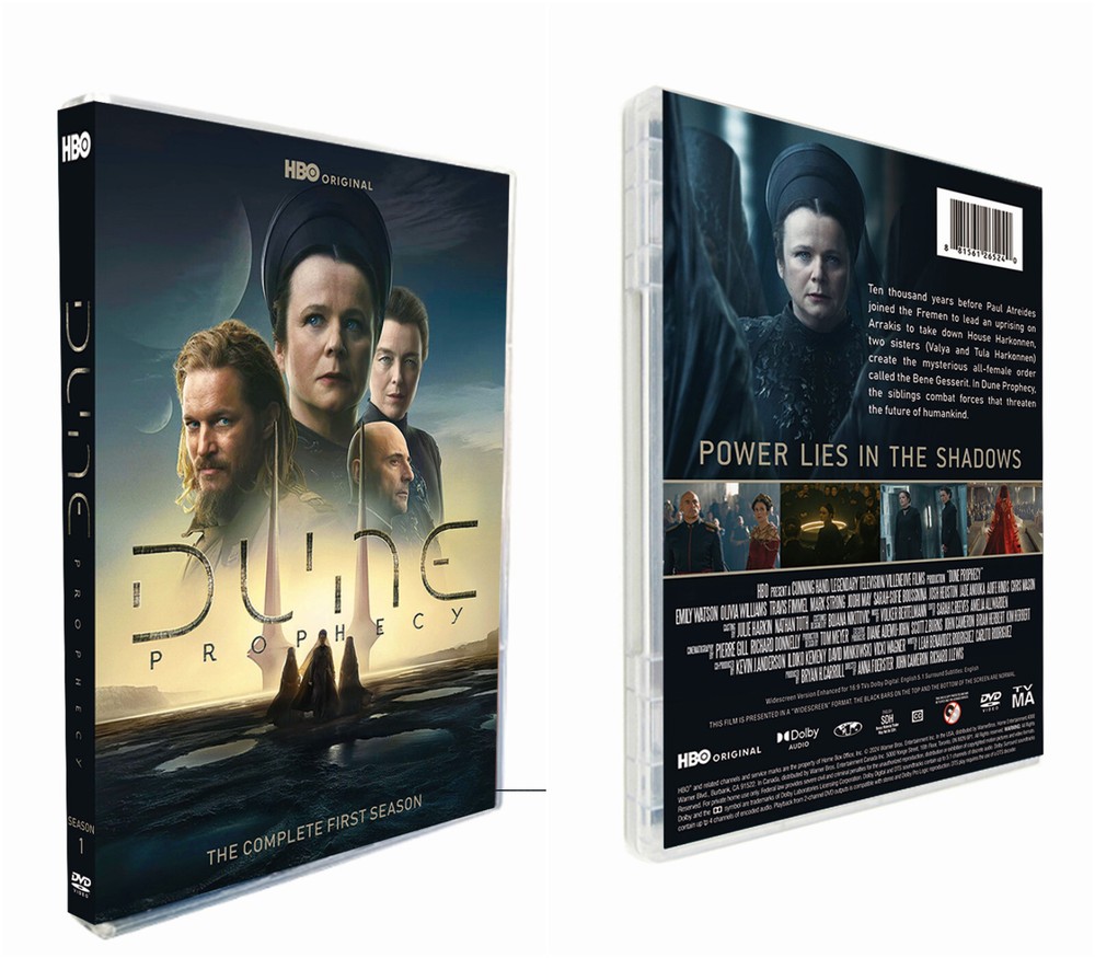 Dune Prophecy Season 1 3-Disc DVD Sealed New TV Series