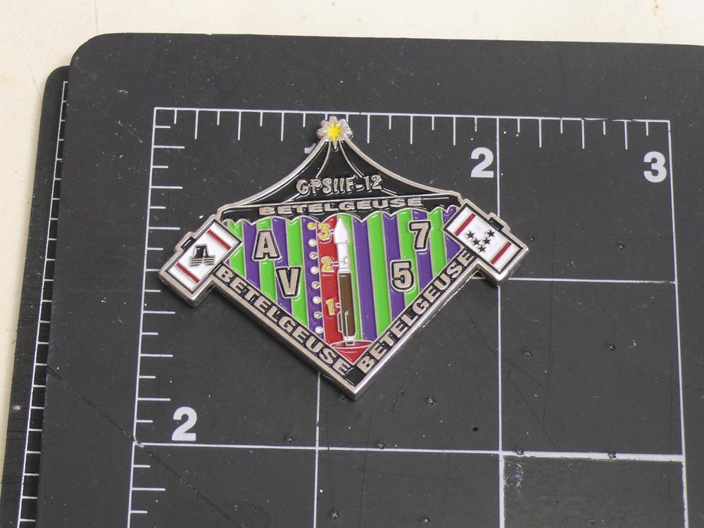 ULA - Boeing GPS IIF-12 Satellite ATLAS launch Challenge Coin