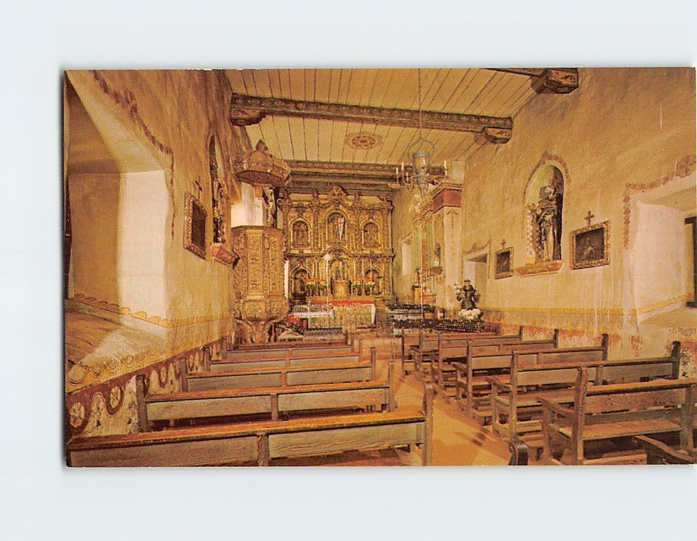Postcard Mission San Juan Capistrano California USA North America
