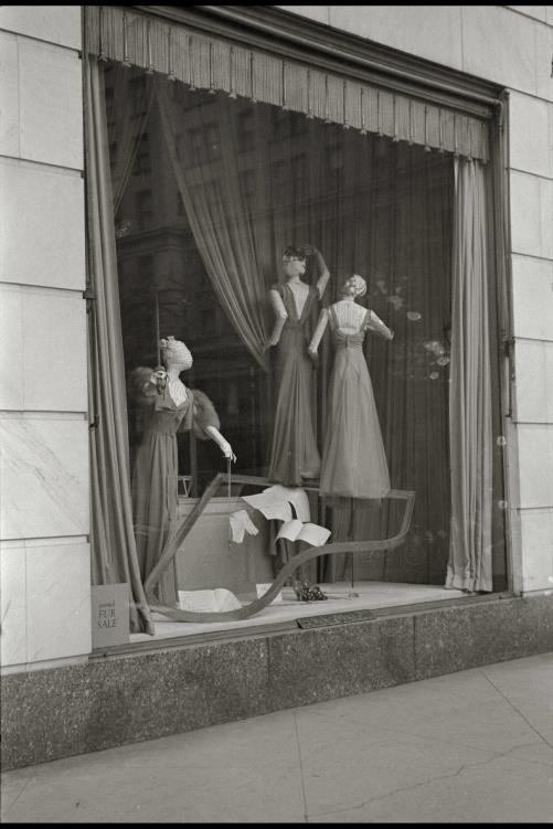 Surrealistic window display,Bergdorf Goodman,New York City,NYC,FSA,1938 1