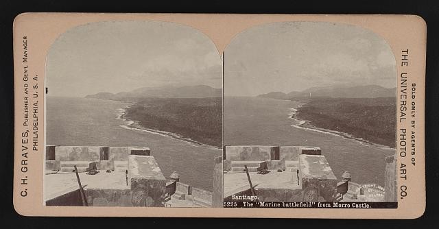 Photo:Santiago Cuba Morro Castle Marine Battlefield 1899 Stereo View